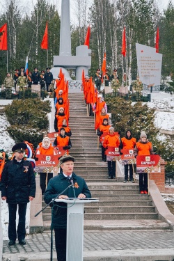 В городском поселке Северо-Енисейский проходят торжественные мероприятия, посвященные 77-й годовщине Победы в Великой Отечественной войне.