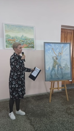 Открытие выставки картин студентов и преподавателей Енисейского педагогического колледжа